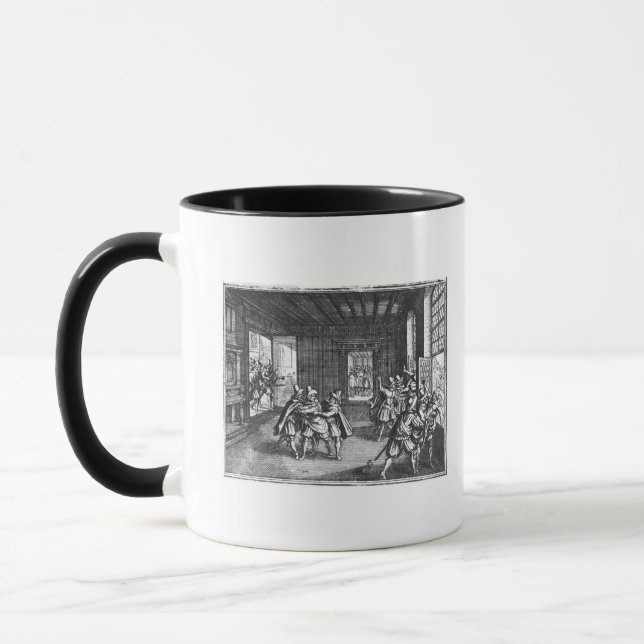 Taza El Defenestration de Praga en 1618 (Izquierda)