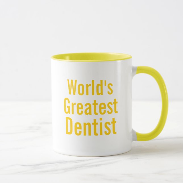 Taza El dentista más grande de los mundos (Derecha)