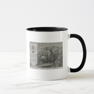 Taza El desarrollo del astrolabio del marino