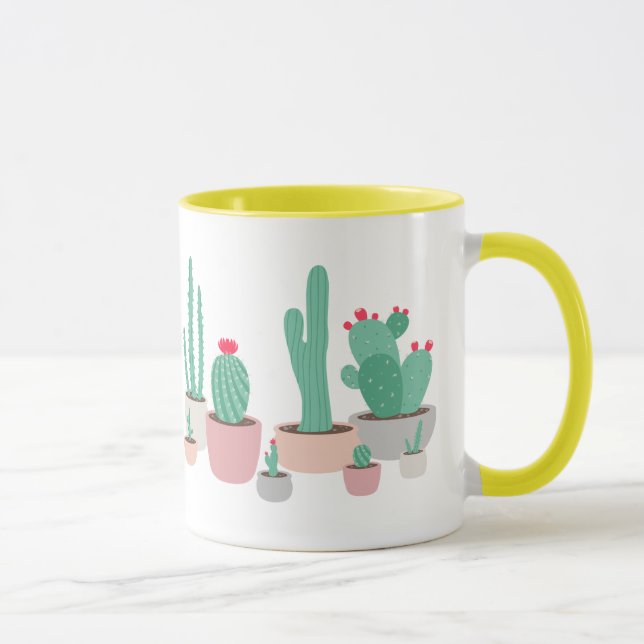 Taza El desierto soña los cactus Potted (Derecha)