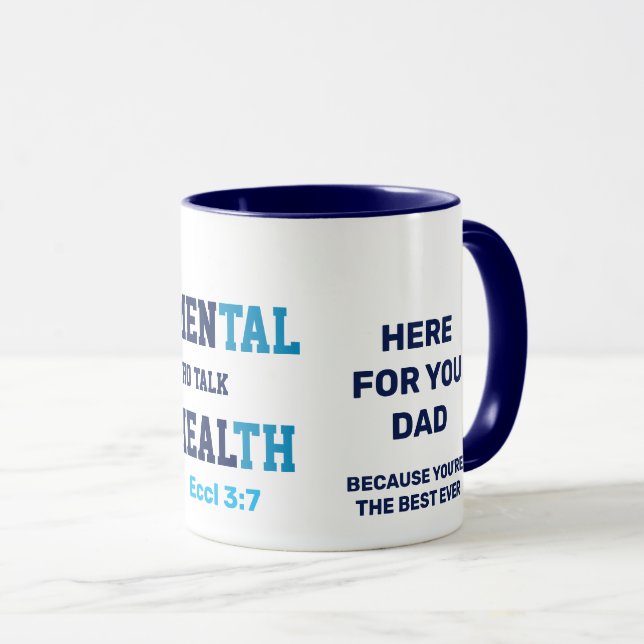 Taza EL DÍA DE LA Salud Mental DEL PADRE (Anverso derecho)