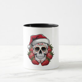 Taza el día de los muertos de paja santa