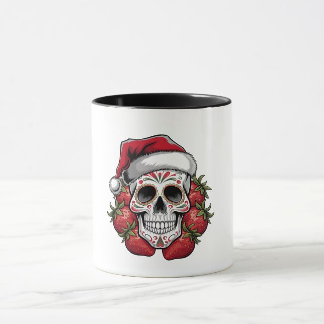 Taza el día de los muertos de paja santa (Centro)