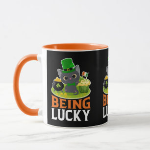 Taza El Día de San Patricio es afortunado