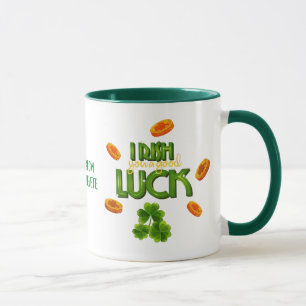 Taza El Día de San Patricio Irlandés es una buena suert