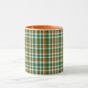 Taza El Día de San Patricio la bandera de Irlanda color