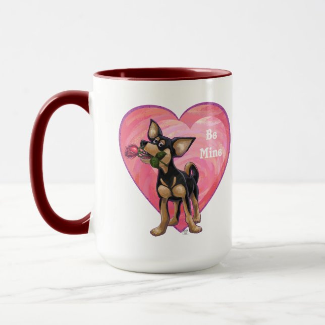 Taza El día de San Valentín de Chihuahua (Izquierda)