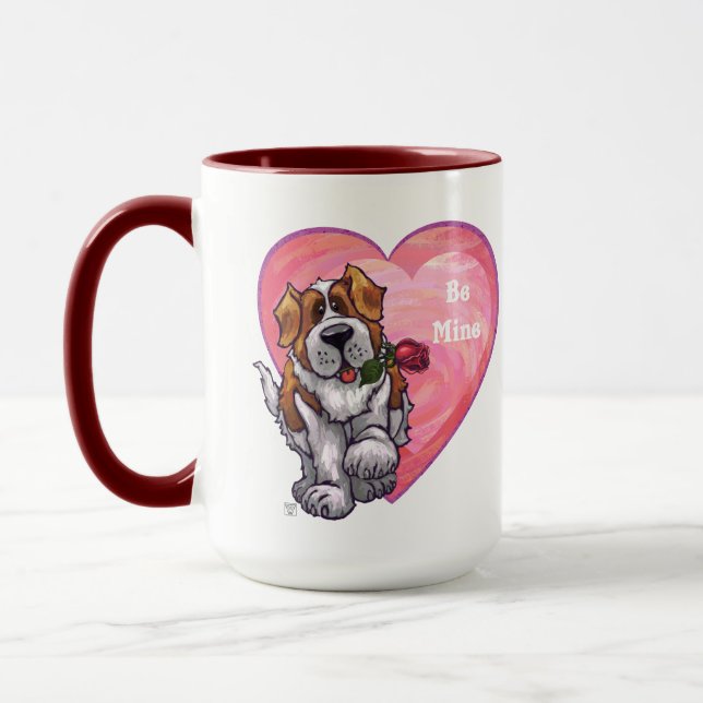 Taza El día de San Valentín de St. Bernard (Izquierda)