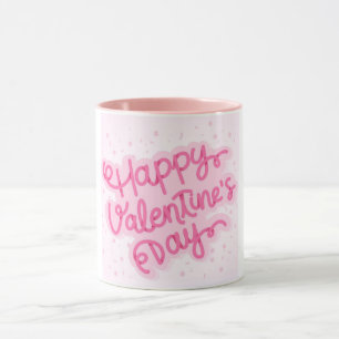 Taza El día de San Valentín feliz