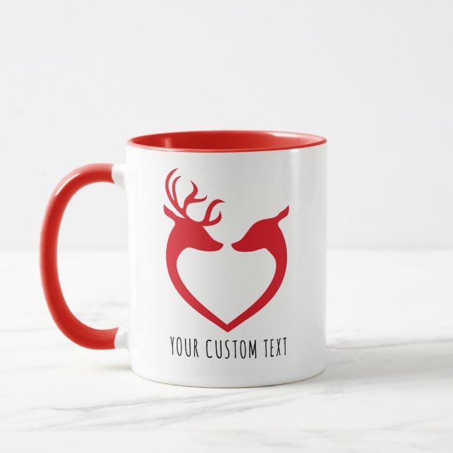 Taza El día de San Valentín personalizado de la pareja  (Izquierda)