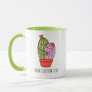 Taza El día de San Valentín personalizado de la pareja 
