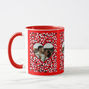 Taza El día de San Valentín Photo Heart