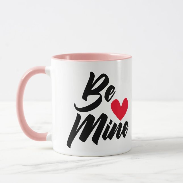Taza El día de San Valentín Sé Mío...del perro (Izquierda)