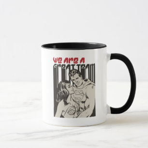 Taza El día de San Valentín Superman  Somos Un Gran Equ