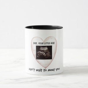 Taza El día de San Valentín Ultrasonido Nuevo papá