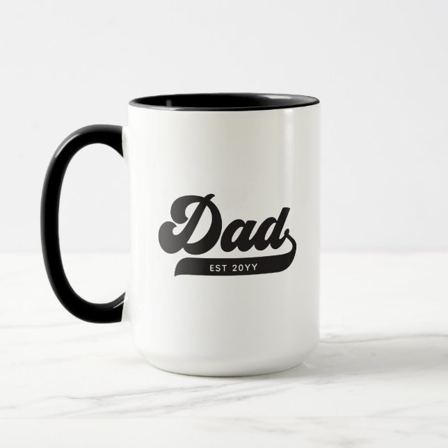 Taza El Día del Padre con un estilo retro (Izquierda)