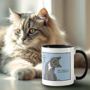 Taza El Día del Padre de Adopción de Papá Gato
