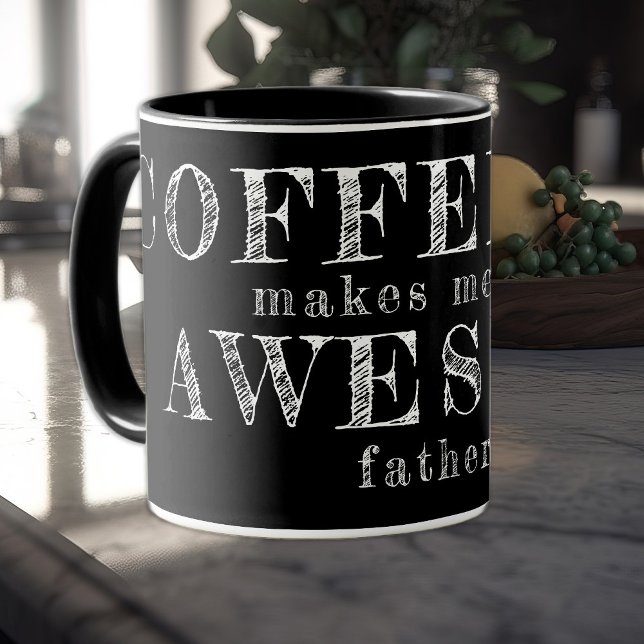 Taza El día del padre gracioso tipografía regalo para p (Subido por el creador)