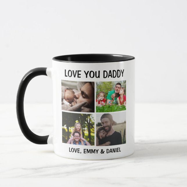 Taza El día del padre o el regalo de cumpleaños | Ama P (Izquierda)