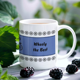 Taza El Día del Padres: texto gracioso del ciclista per