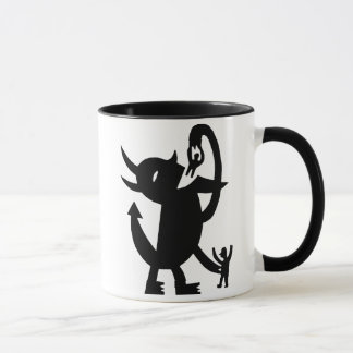 Taza El diablo y dos amigos