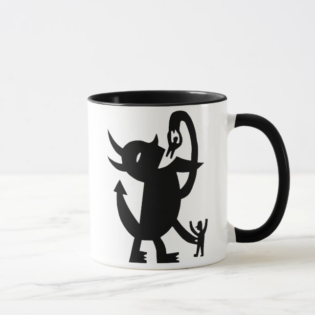 Taza El diablo y dos amigos (Derecha)