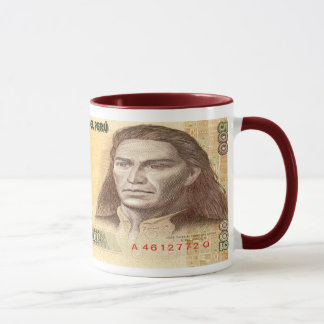 Taza El dinero asalta el _Perú