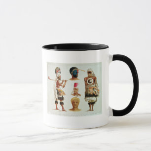 Taza El diverso baile viste gastado en Nakello, Fiji