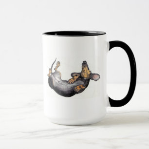 taza el dormir del dachshund