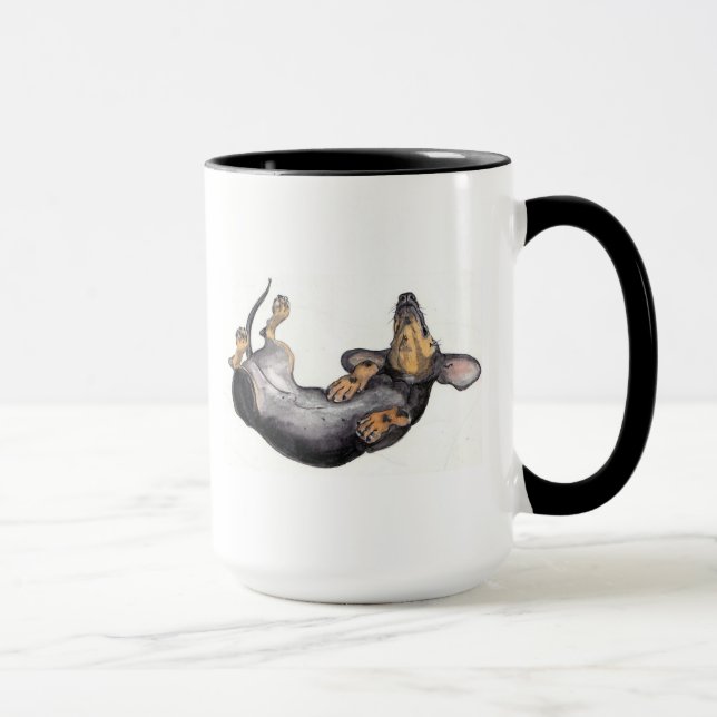 taza el dormir del dachshund (Derecha)