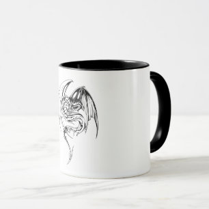 Taza El Dragón Wyvern Son Criaturas Míticas Fantasías