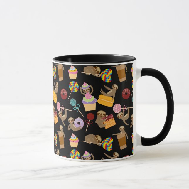 Taza El dulce de la pereza trata el modelo (Derecha)