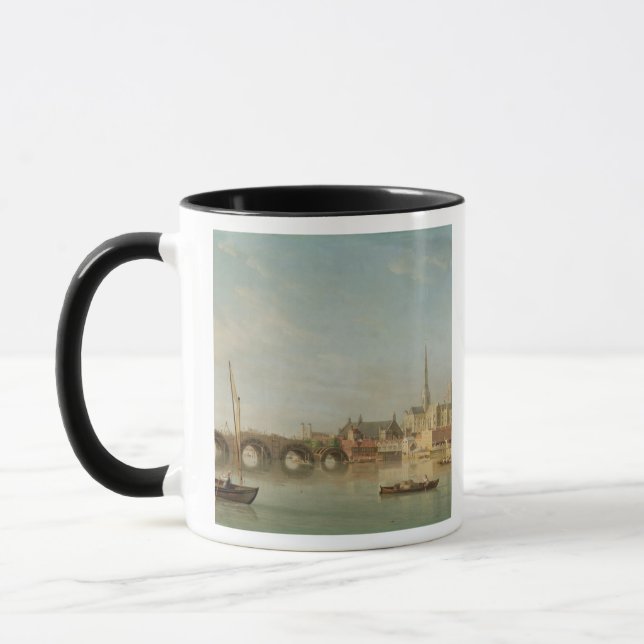 Taza El edificio del puente de Westminster con un (Izquierda)