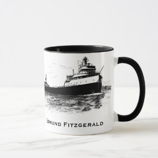 Taza El Edmund Fitzgerald al río St. Clair
