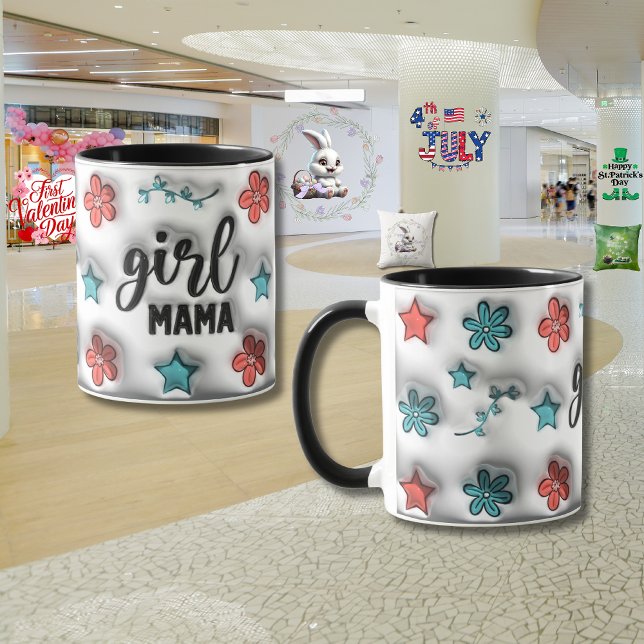 Taza El "efecto 3D" del Día de la Madre (Subido por el creador)