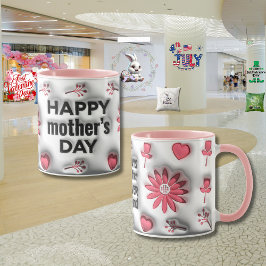 Taza El "efecto 3D" del Día de la Madre
