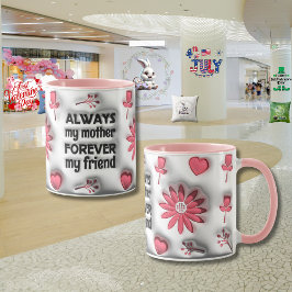 Taza El "efecto 3D" del Día de la Madre