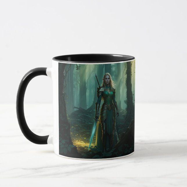Taza El elfo guardián del reino encantado (Izquierda)