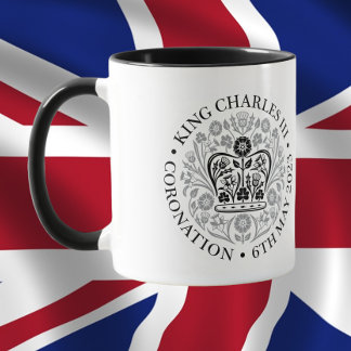 Taza El emblema de la coronación del rey Carlos 2023