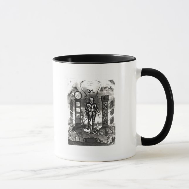 Taza El emblema de las distracciones de Inglaterra, (Derecha)