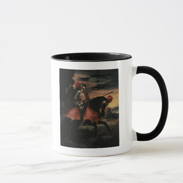 Taza El emperador Charles V a caballo (Derecha)