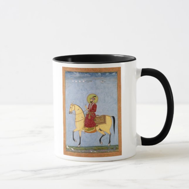 Taza El emperador Farrukhsiyar (1683-1719) de Mughal (Derecha)