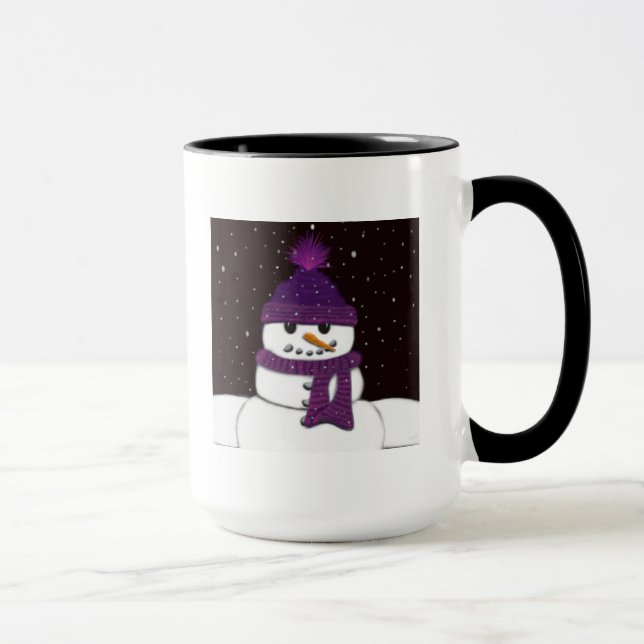 Taza El encantador hombre de nieve sin armas (Derecha)