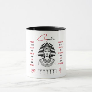 Taza El encanto eterno de Cleopatra faraónico