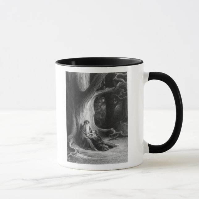 Taza El Enchanter MERLIN y Vivien de hadas (Derecha)