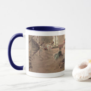 Taza El Ensayo de Edgar Degas, Arte de Ballet Vintage