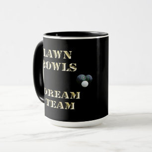 Taza El equipo de Sueño de Bowls de Césped,