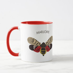 Taza El error de la lanternfly visto personalizado