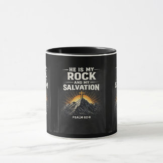 Taza Él es mi roca