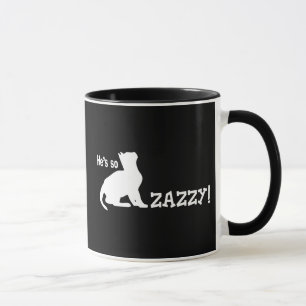 Taza Él es tan Zazzy - amante del gato
